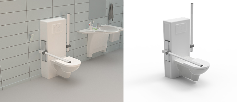monteren kassa Misverstand ROPOX toilet: elektrisch in hoogte verstelbaar